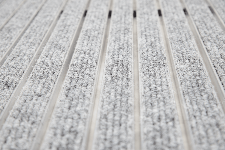 Entrance Mat on Aluminum Structure 10R - Gray