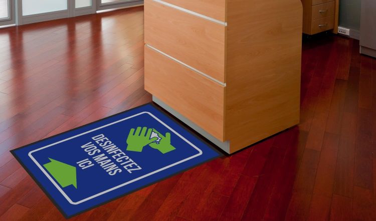 Customized Mat "Disinfectant"