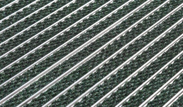 Entrance Mat on Aluminum Structure 17R Premium - Green