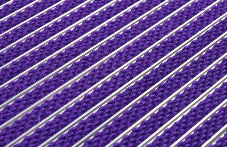 Entrance Mat on Aluminum Structure 17R Premium - Purple